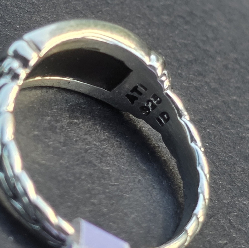 New Annika Witt Sterling Silver Made In Bali Ring Size 6 - Picture 5 of 5